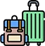 Affordable Umrah Package from Sastaa Umrah – Luggage bags, symbolizing the travel preparations for the Umrah pilgrimage.